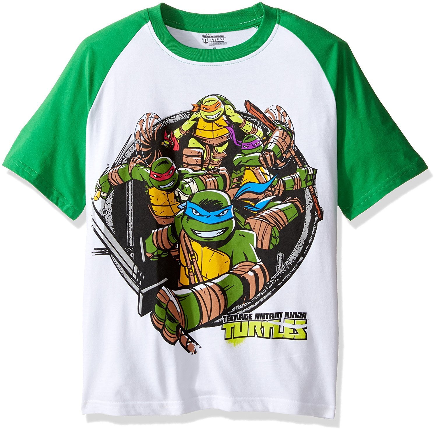 Nickelodeon Toddler Boys Teenage Mutant Ninja Turtles Raglan Sweatshirt Blue