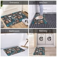 thumbnail image 5 of Yiaed Coffee Lover Print Print Flannel Doormat Mat Outdoor Indoor Door Mats,Welcome Matt Outdoor Front Door Mat Doormat Outdoor Mat Outdoor Mat,16"x24", 5 of 7