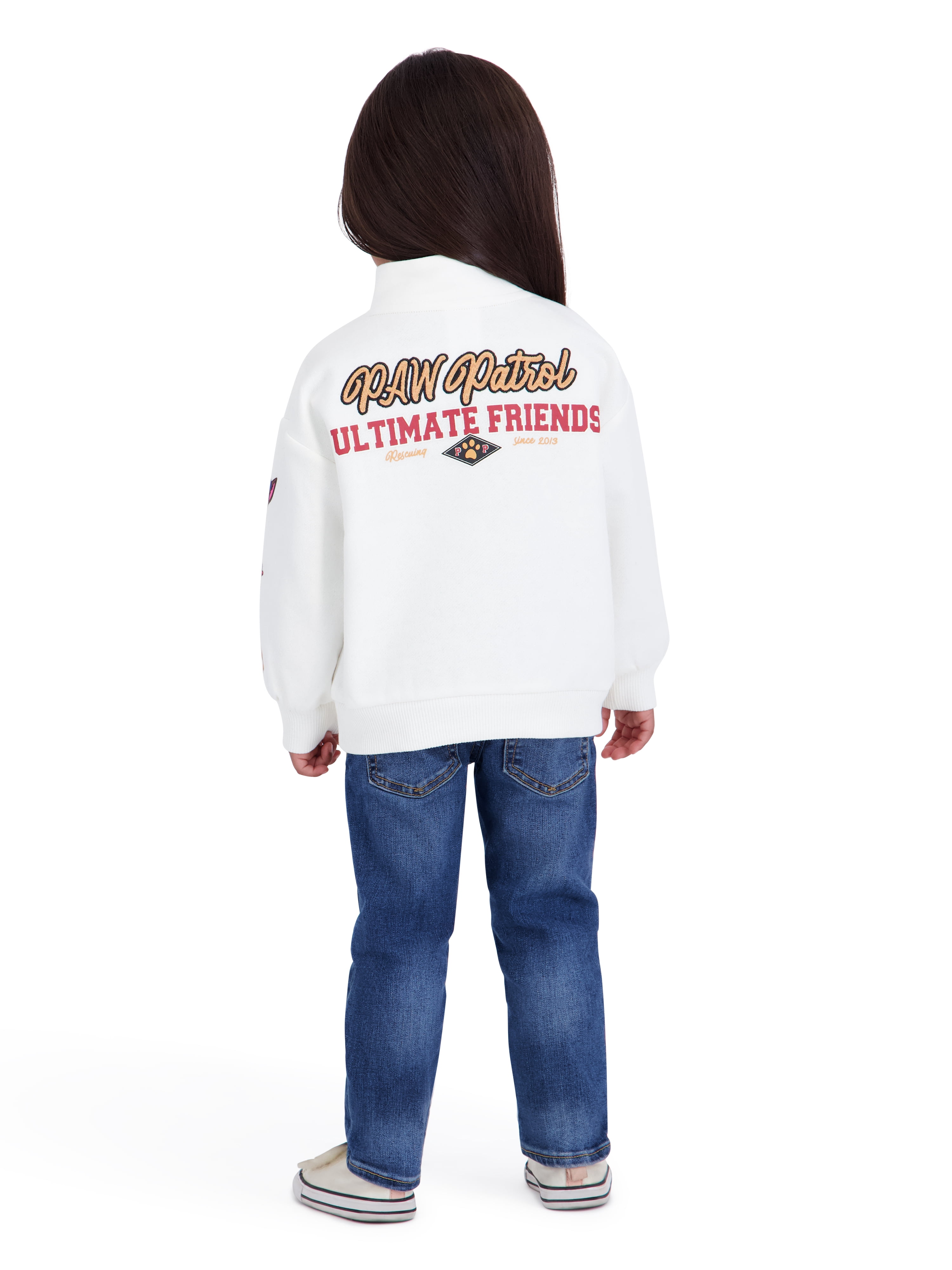 Paw Patrol Toddler Girl Quarter Snap Pullover, Sizes 12 Months-5T