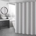 thumbnail image 1 of shower curtain waterproof and mildew-proof shower curtain gray mesh single curtain 180 width * 200 height [send hanging ring], 1 of 1