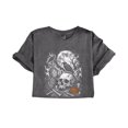 thumbnail image 5 of Halloween Skull Cemetery Shirt for Women Spooky Graveyard Graphic Tee, Pepper Shirt, M, 5 of 8