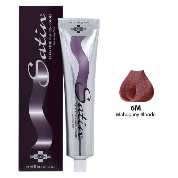 Satin Hair color 6M Mahogany Blonde "MANGO SIX B&M"