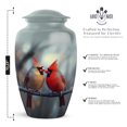thumbnail image 2 of MUKTIVE Cardinal Urn for Women - Cremation Urns for Human Ashes Adult Female - Large Memorial Urns for Human Ashes - 10 Inch Urn for Grandma, 2 of 7