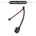 thumbnail image 5 of 1pc Car Rear Brake Pad Wear Sensor for Audi Q7 2006-2010 No.7L0907637C TPU Rubber Black, 5 of 6