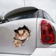 thumbnail image 4 of 3D Stereo Car Sticker Kitten Pattern 13 x 18cm, 4 of 4