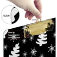 thumbnail image 4 of FMSHPON Christmas Xmas Tree Snowflake White Clipboard Hardboard Wood Nursing Clip Board and Pull for Standard A4 Letter 13x9 inches, 4 of 5