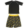 thumbnail image 2 of Batman Symbol and Character Youth Swim Trunks and Rashguard Set-Size 7, 2 of 2