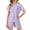 M Purple, variant on Auroural Big Girls Clothes 2 Piece Sets for Girls Kids Girls Fashion Cute Print Loose Short Sleeve Top Shorts Set Homewear Set