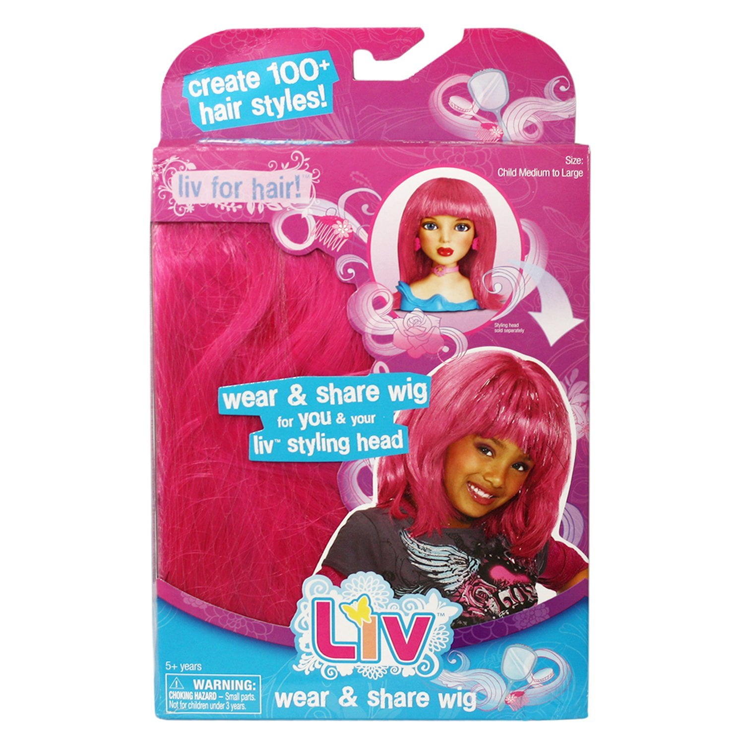 Liv Doll Pink Wig with Mylar for Versatile Styling Australia Ubuy