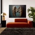 thumbnail image 2 of HFDF Angel Wings Heaven 13 Canvas Art Home Decor Wall Art Print Poster Painting Small 24x16inch Framed, 2 of 6