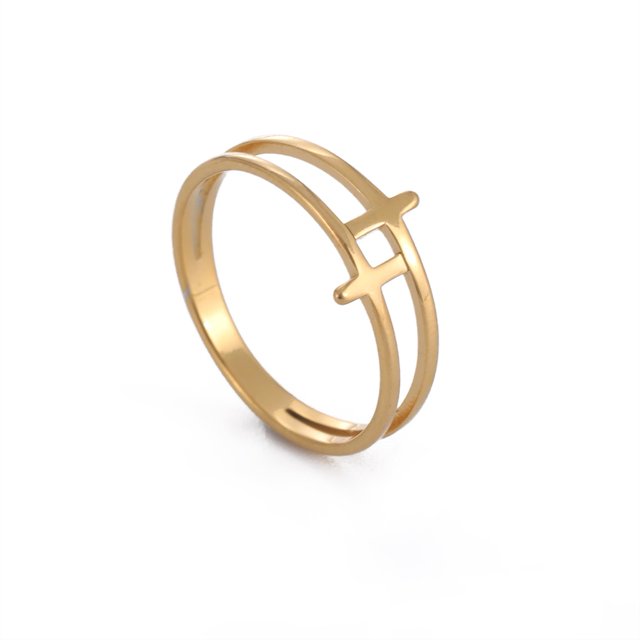 Anillos de pareja de acero inoxidable COOLTIME, anillo de compromiso con cruz sobrenatural de Color plateado para hombre y mujer, regalo de boda, joyería de moda Tan Jianjun unisex