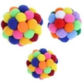 thumbnail image 1 of Pet Cat Toy Set Colorful Bouncy Balls Cat Exercise Interactive Play, 1 of 8