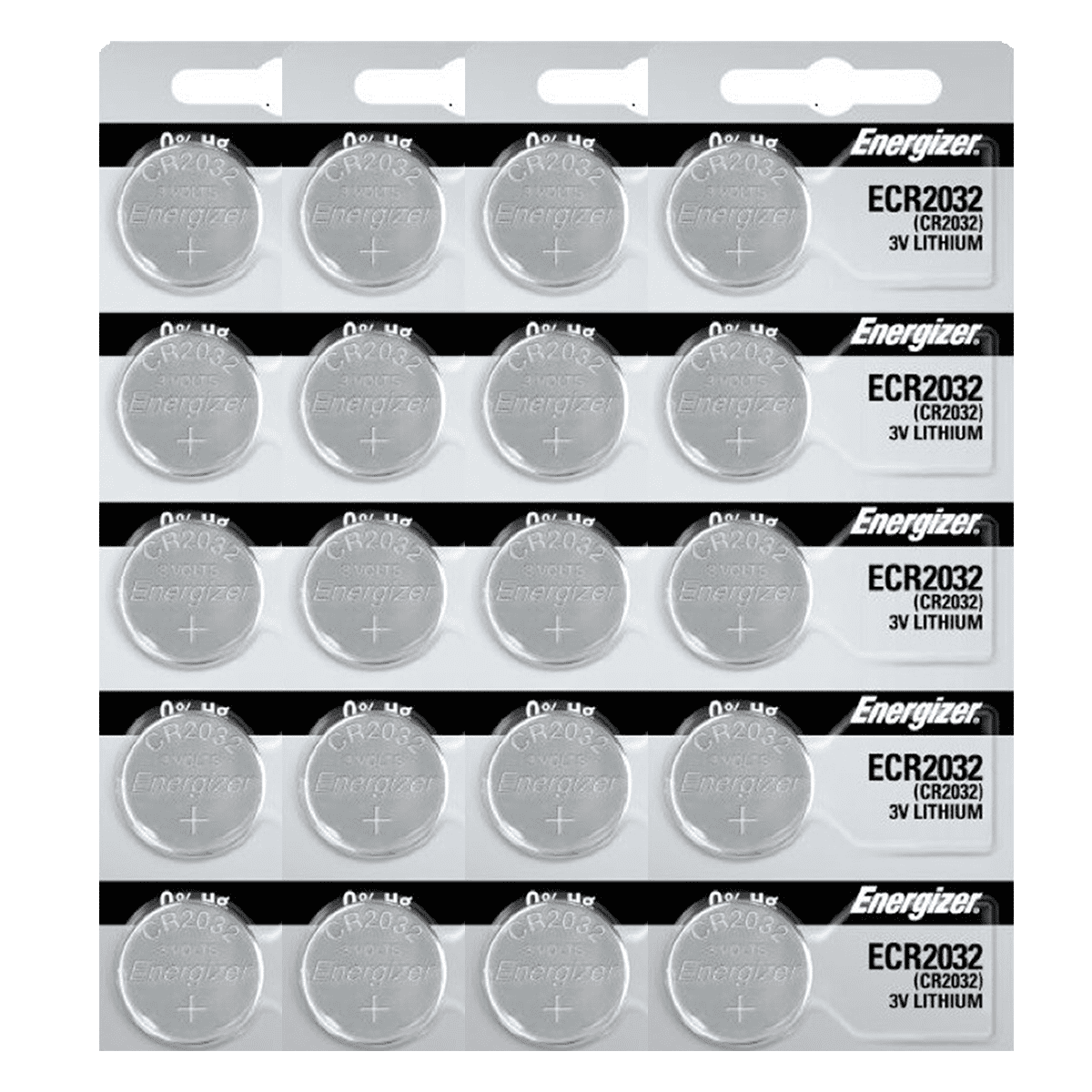 25-Pack Energizer CR2032 Lithium 3V Batteries – Fresh Date, Genuine Coin Cell For Key Fobs & Devices