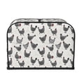 thumbnail image 2 of Fotbe Funny Chicken for Four Slice Toaster Cover, Fingerprint Protector, Super Soft Appliance Cover And Dust Cover,Bread Dust Cover & Fingerprint Protection, 2 of 7