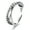 B, variant on Real 925 Sterling Silver Couple's Thai Silver Ring Open Ring Us Size:5-10-B