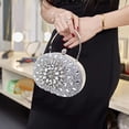 thumbnail image 4 of Rhinestone Evening Clutch Bag for Women Bridal Diamonds Clutch Purses Wedding Purse Prom Cocktail Party Handbags, 4 of 8