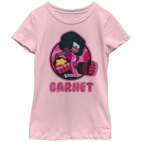 Girl's Steven Universe Garnet Circle Graphic T-Shirt