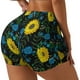 thumbnail image 1 of Fotbe Sunflowers And Blue Flower Shorts Sin Costuras – Shorts Deportivos de Cintura Alta para Mujer, Elásticos para Gimnasio, Yoga, Running o Ciclismo-Large, 1 of 8