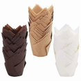 thumbnail image 1 of Tulips Muffin Cups Made Of Paper, 150 Pieces Cupcake Baking Cups, 1 of 3