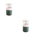 thumbnail image 3 of Transemion Leakproof And Portable Lunch Box For On--Go Snacking Convenient Storage Insulated Lunch Box Thermal Lunch Box Breakfast pp empty blue green 1 Plastic PP inner 2Set, 3 of 6