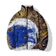 thumbnail image 4 of Parka para hombre con estampado de lobo y león, abrigo holgado de algodón a la moda, ropa para hombre, chaquetas de protección contra el frío para hombre, abrigos para hombre, 4 of 5