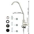 thumbnail image 5 of Drinking Water Faucet,Easy to Install Lead-Free Sink RO Faucet,Water Filter Faucet for Kitchen Bar Sink,Brushed Nickel SUS304 Reverse Osmosis Faucet, 5 of 7