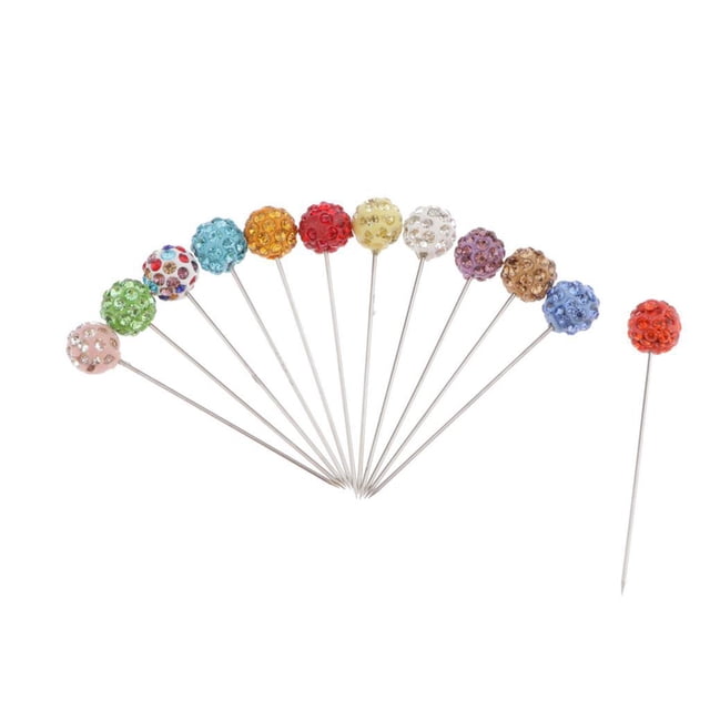 Agujas decorativas Hugo 12x Agujas Rosas de colores