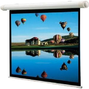 100IN DIAGONAL SALARA/PLUG&PLAY MOTORIZED SCREEN NTSC MATT WHITE