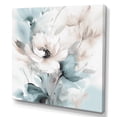 thumbnail image 2 of Designart "Delicate Grey Flowers I" Floral Wall Art Print, 2 of 5