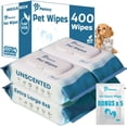 thumbnail image 1 of Toallitas para perros Petazy 400 para patas, glúteos, orejas y ojos, 1 of 9