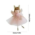 thumbnail image 3 of Wonderland Angel Doll Ornament Weaving Christmas Tree Decoration Fall Wedding Birthday Halloween Thanksgiving Christmas Holiday Decor, 3 of 6