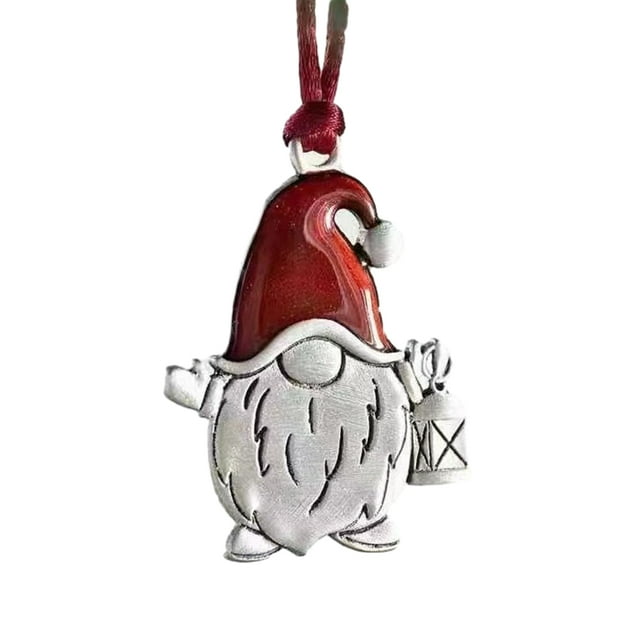 Guardoinrt Alloy Unique Christmas Tree Metal Pendants – Sturdy And Durable Wide Application Festive Decorations Santa Claus 1Set