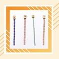 thumbnail image 3 of Guardurnaity Pendiente de cadena larga pendiente de cristal brillante fabricación de joyería DIY para artesano profesional casero Ropa, zapatos y accesorios Miscelánea Azul oscuro, 3 of 6
