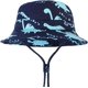 thumbnail image 1 of RV (Dinosaurio azul) Sombreros para niños, sombreros de playa de algodón resistente a los rayos UV para niños y niñas, cordón ajustable Rojo Verde, 1 of 5