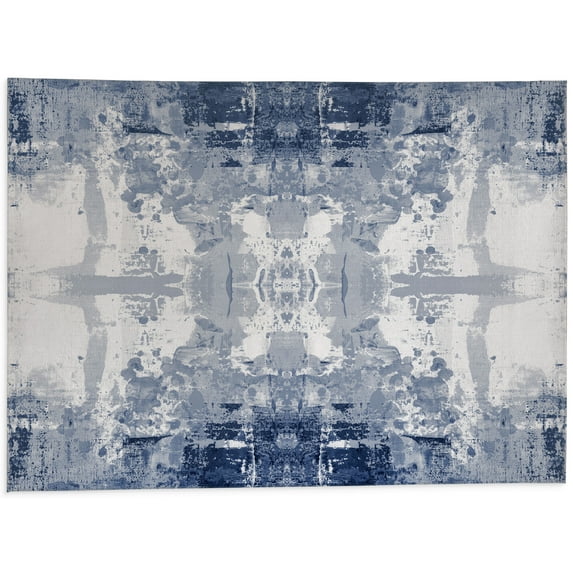 Paint Blue Office Mat by Kavka Designs