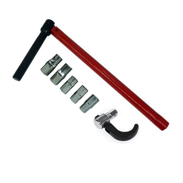 Juego de 7 llaves de tubo para fontanero, herramienta manual de 8 a 13 mm, kit de instalación y mantenimiento de baños