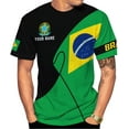 thumbnail image 2 of Personalized Brasil Shirt for Men Women, Brazilian Jersey Tshirt Hoodie Sweatshirt, Brazil World Cup Soccer Shirts (T-shirt, S), 2 of 10