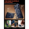 thumbnail image 4 of Funda SUPCASE para iPhone 17 Pro Max con soporte y MagSafe, protección militar, 4 of 9