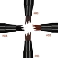 thumbnail image 6 of Eyebrow Pencil 3d Microblading Eyebrow Pen 4 Fork Tip Pencil Black Eyebrow Pencil Eye Brow Pencils For Women 1ml Makeup Beauty Tools Clearance Back to school wedding gifts, 6 of 9