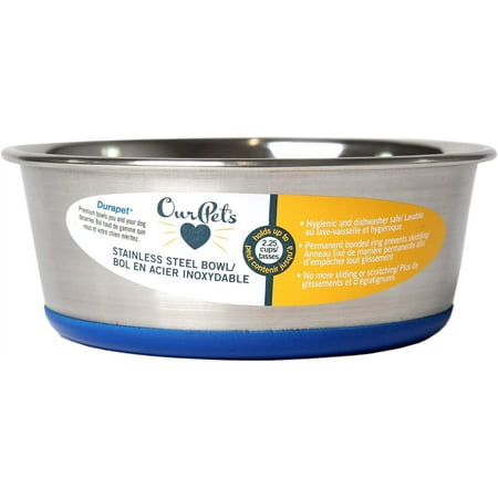 UPC: 0780824041068 | Durapet Pint Stainless Steel Bowl – One Bowl (1.2 Pt.)