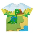 thumbnail image 2 of The Big Brother Dinosaur All Over Toddler T Shirt Multi 6T, 2 of 2