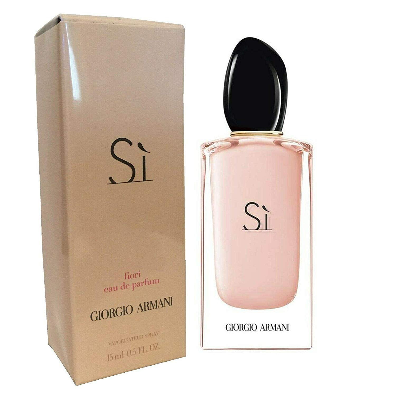 Giorgio Armani Si Fiori Eau de Parfum for Women (.5 Ounce) 