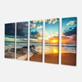 thumbnail image 2 of Designart 'Beautiful Cloudscape over the Sea ' Modern Beach Canvas Art Print, 2 of 3