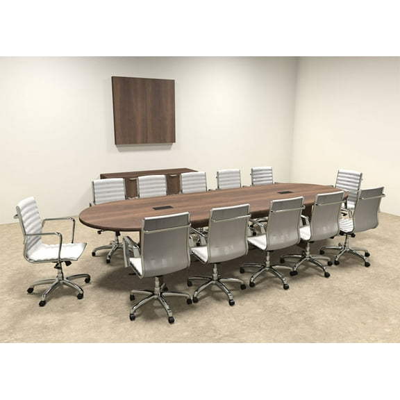 Modern Racetrack 12' Feet Conference Table, #OF-CON-C9