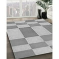 thumbnail image 3 of Ahgly Company Machine Washable Indoor Square Transitional Platinum Silver Gray Area Rugs, 8' Square, 3 of 7