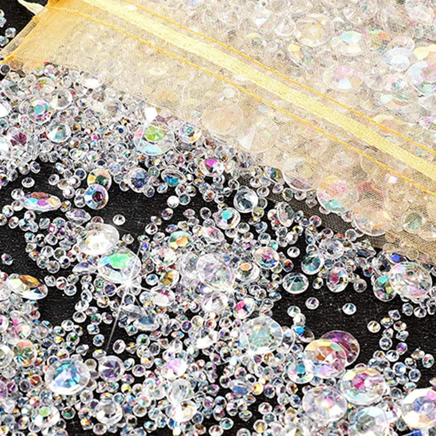 4000 SCATTER CRYSTALS DIAMOND TABLE CONFETTI WEDDING DECORATION CENTERPIECES 