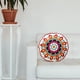 thumbnail image 5 of Funda de Cojín de puf bohemio Sunnimix Mandala decorativa 45cm Rojo Naranja Blanco, 5 of 8