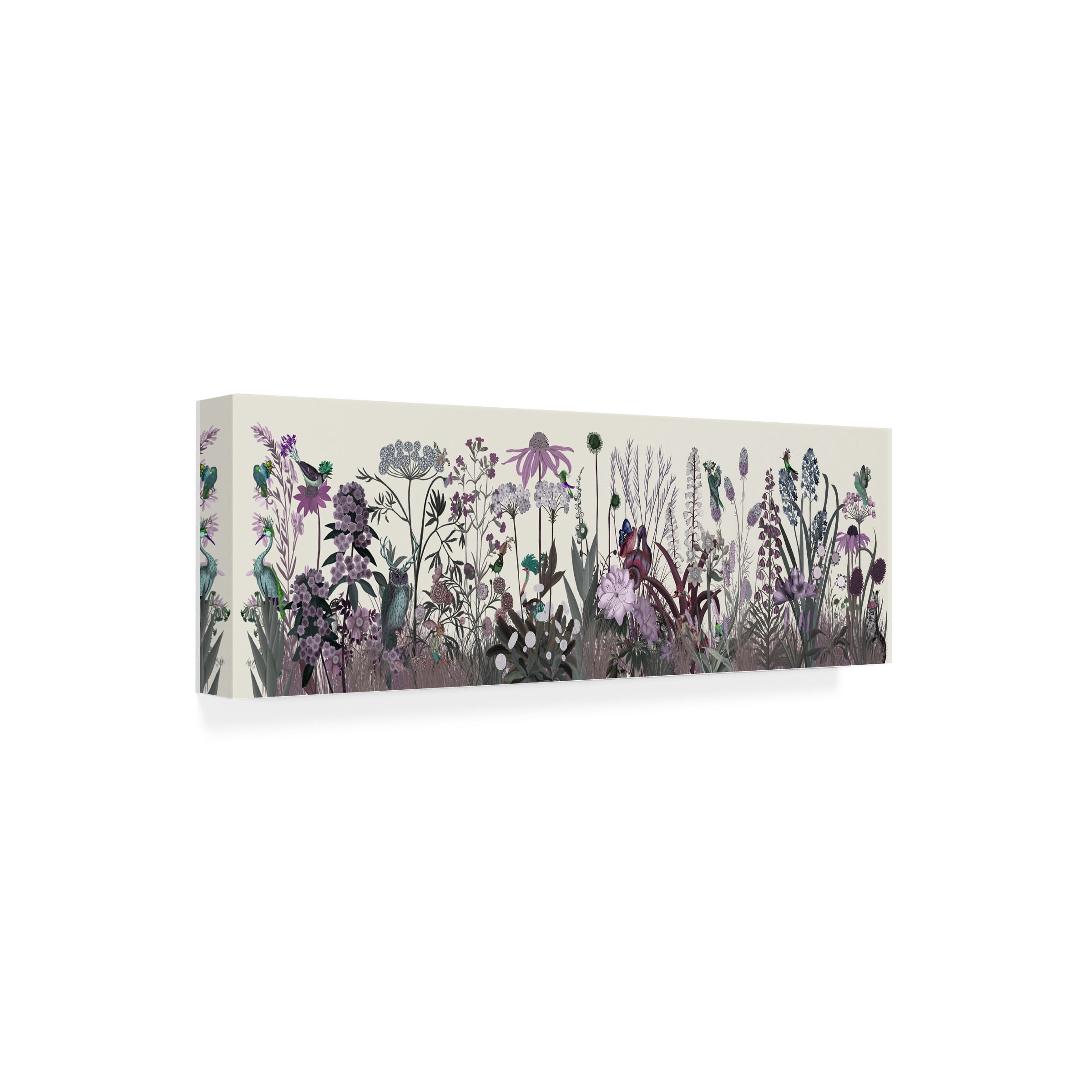 Fab Funky 'Wildflower Blush' Canvas Art