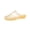Yellow, variant on HOWPAY Womens Sandals Glitter Clear Flats on Hollow out Slides Closed Toe Summer Beach Jelly Shoes Comfortable Casual Slippers Grey 36