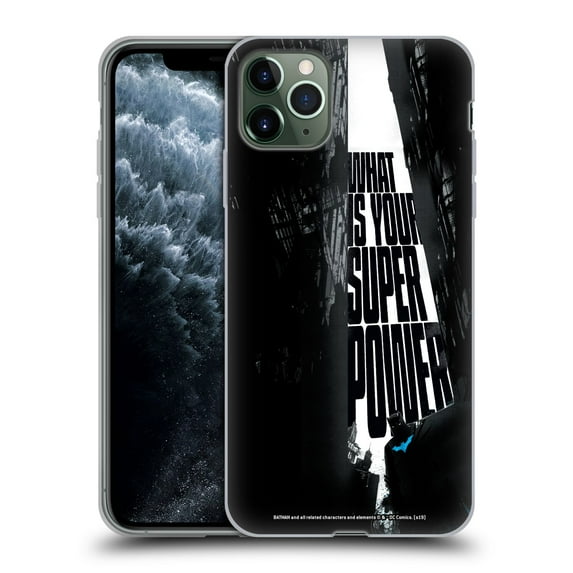 Head Case Designs Officially Licensed Batman DC Comics Duality Super Power Soft Gel Case Compatible with Apple iPhone 11 Pro Max